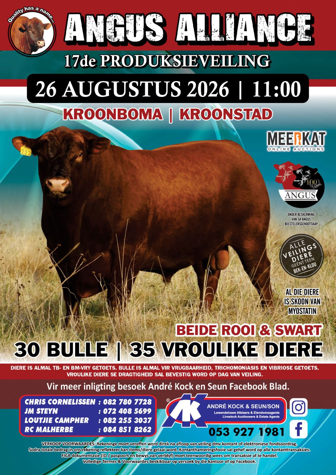 Angus Alliance Veiling